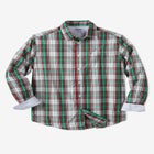 Long Sleeve Wrinkle-Free Plaid Shirt image number null
