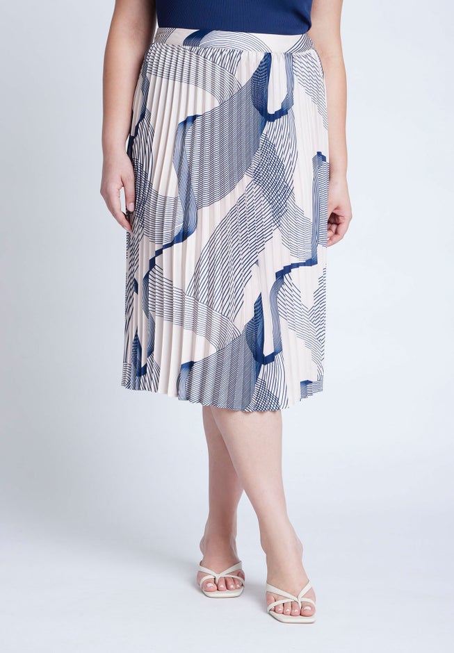 Pleated Midi Skirt image number 2