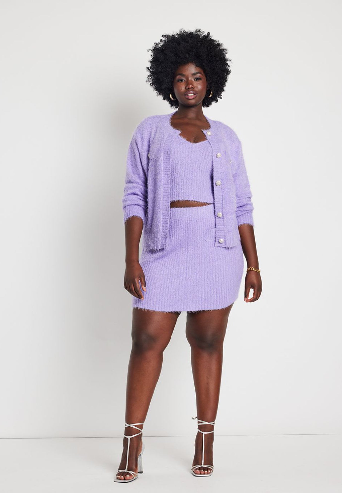 Sweater Mini Skirt with Pockets image number 0