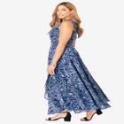 Georgette Flyaway Maxi Dress image number null