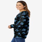 Perfect Printed Long-Sleeve V-Neck Tee image number null