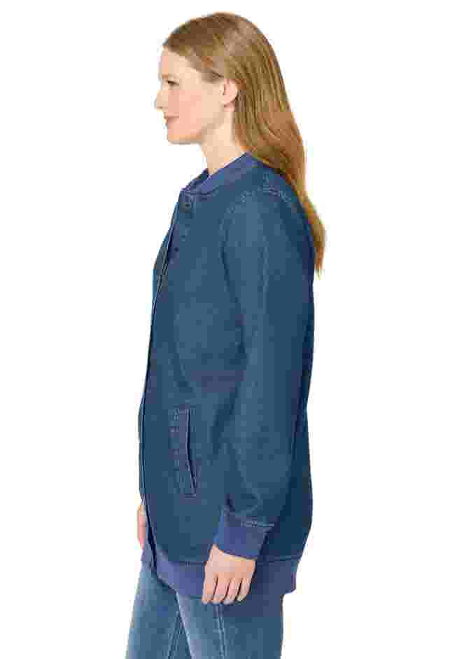 Denim Baseball Jacket image number 2