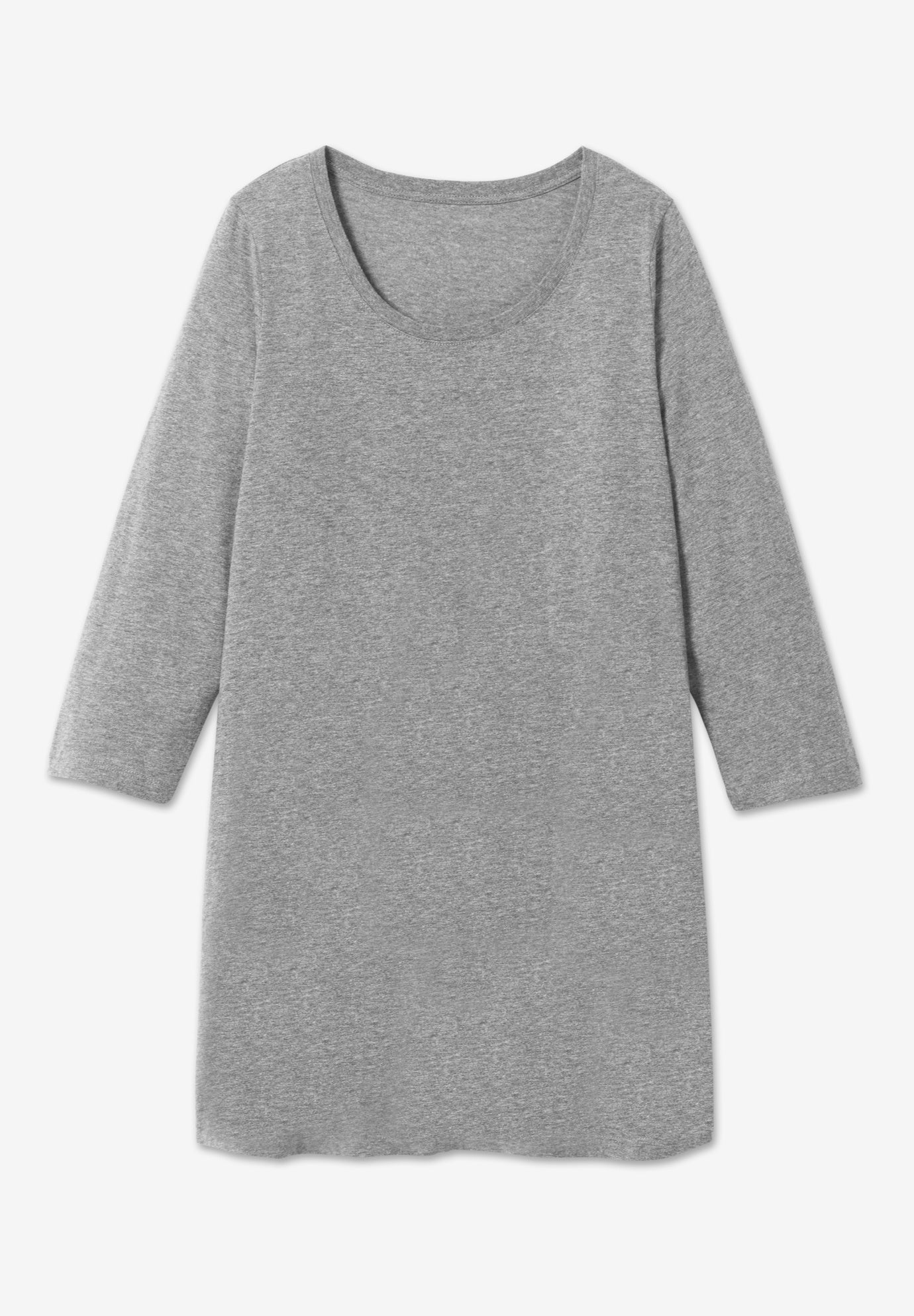Perfect Three-Quarter-Sleeve Scoopneck Tunic image number 4