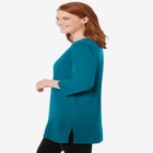 Perfect Three-Quarter-Sleeve Scoopneck Tunic image number 2