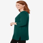 Perfect Three-Quarter-Sleeve Scoopneck Tunic image number 2