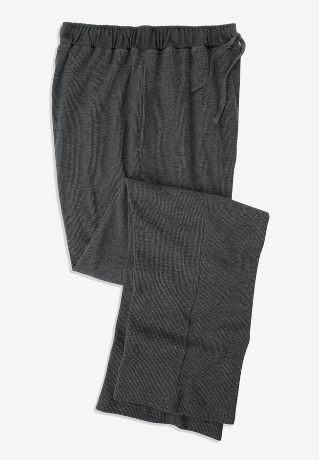 Heavyweight Thermal Waffle Pajama Pants image number null