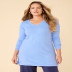 Cashmiracle&trade; V-Neck Sweater image number null