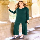 Cashmiracle&trade; V-Neck Sweater image number null