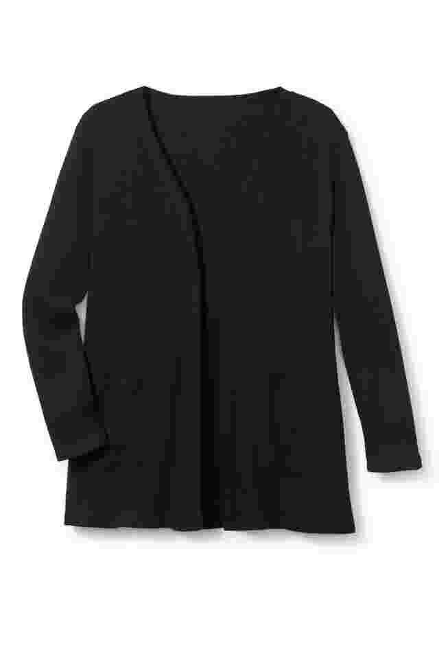 Two-Pocket Ribbed Cardigan image number 3