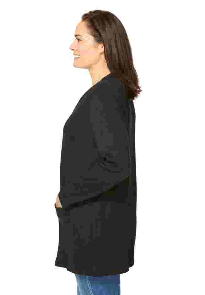 Two-Pocket Ribbed Cardigan image number 2