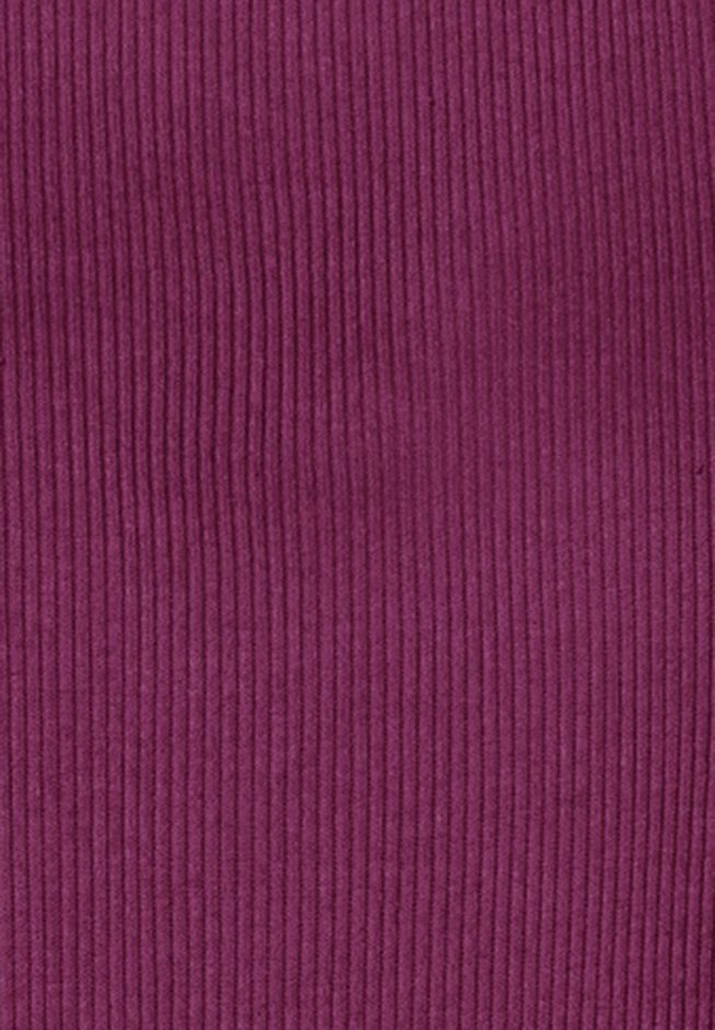 Ribbed Square Neck Elbow-Sleeve Tee image number 5