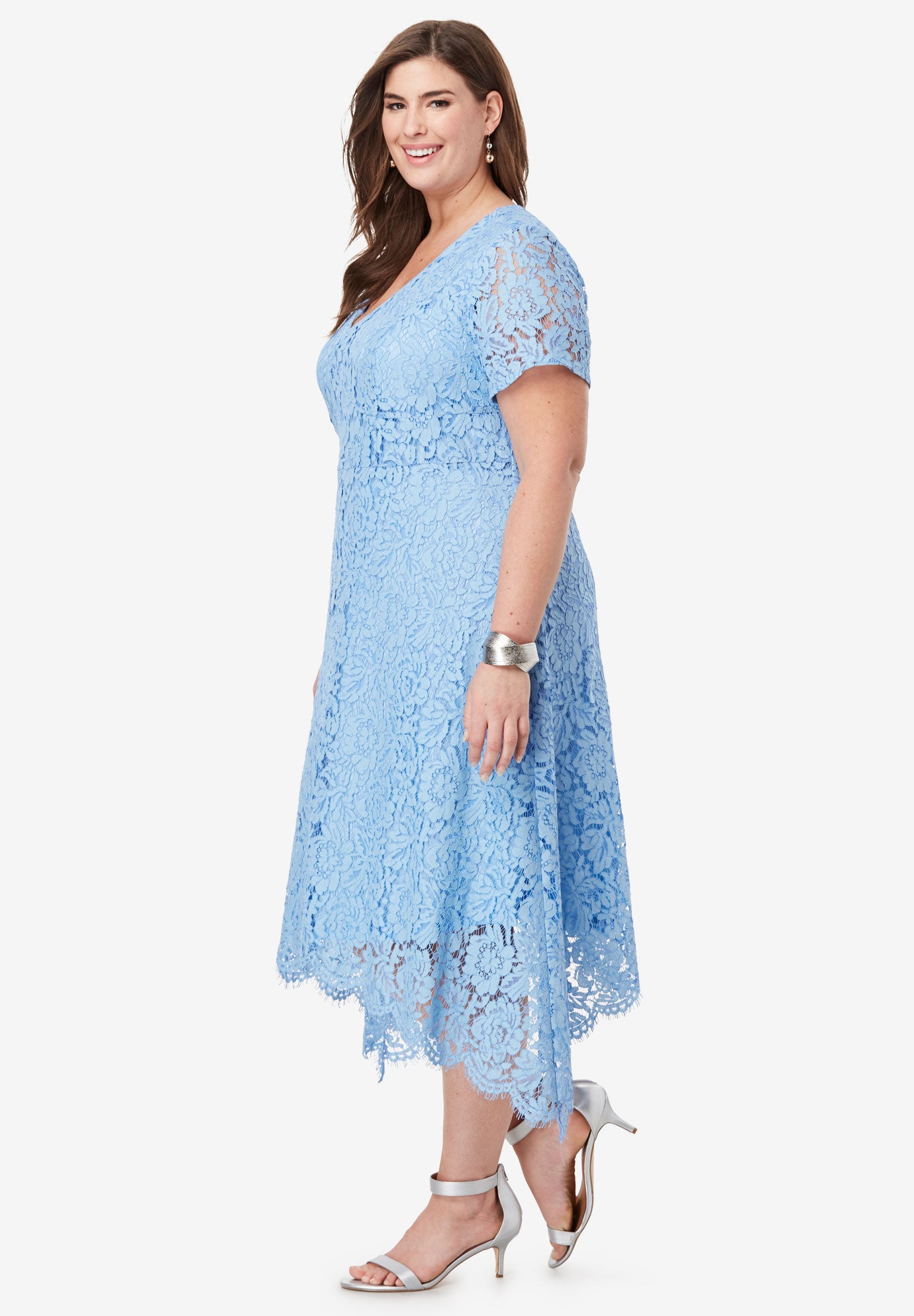 Lace Handkerchief Dress image number 5