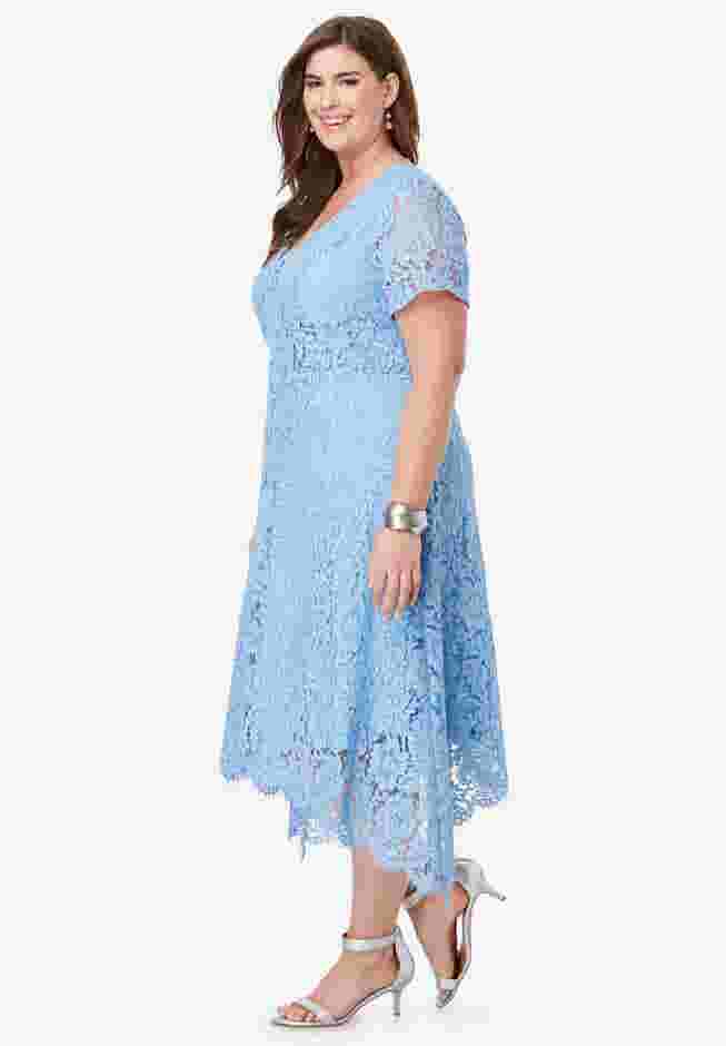 Lace Handkerchief Dress image number 4