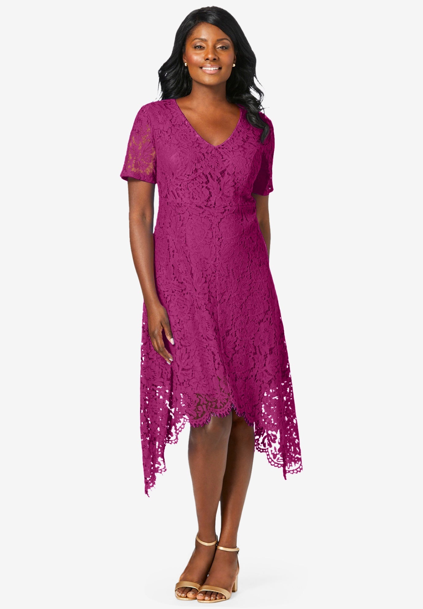Lace Handkerchief Dress image number 0