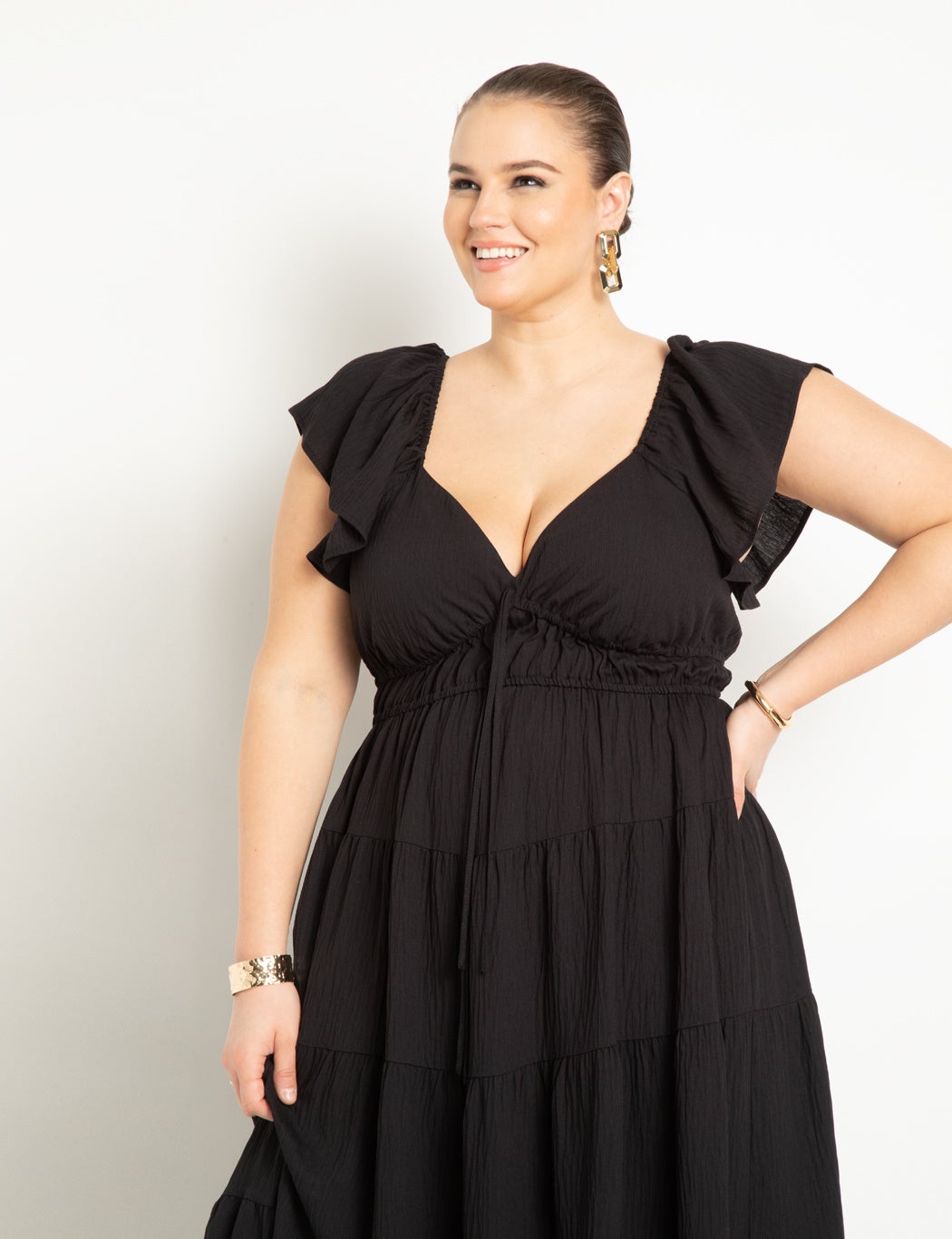 Ruffled Tiered Maxi Dress image number 1