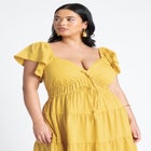 Ruffled Tiered Maxi Dress image number null