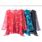 High-Low Miracle Mesh Tunic image number null