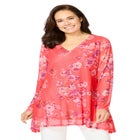 High-Low Miracle Mesh Tunic image number null