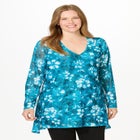 High-Low Miracle Mesh Tunic image number null