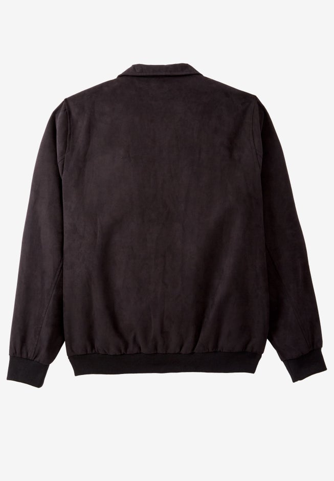 Microsuede Bomber Jacket image number 1
