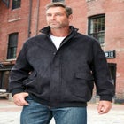 Microsuede Bomber Jacket image number null