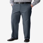 Relaxed Fit Wrinkle-Free Full Elastic Plain Front Pants image number null