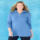 Suprema&reg; Studio Half-Zip Grommet Pullover image number null