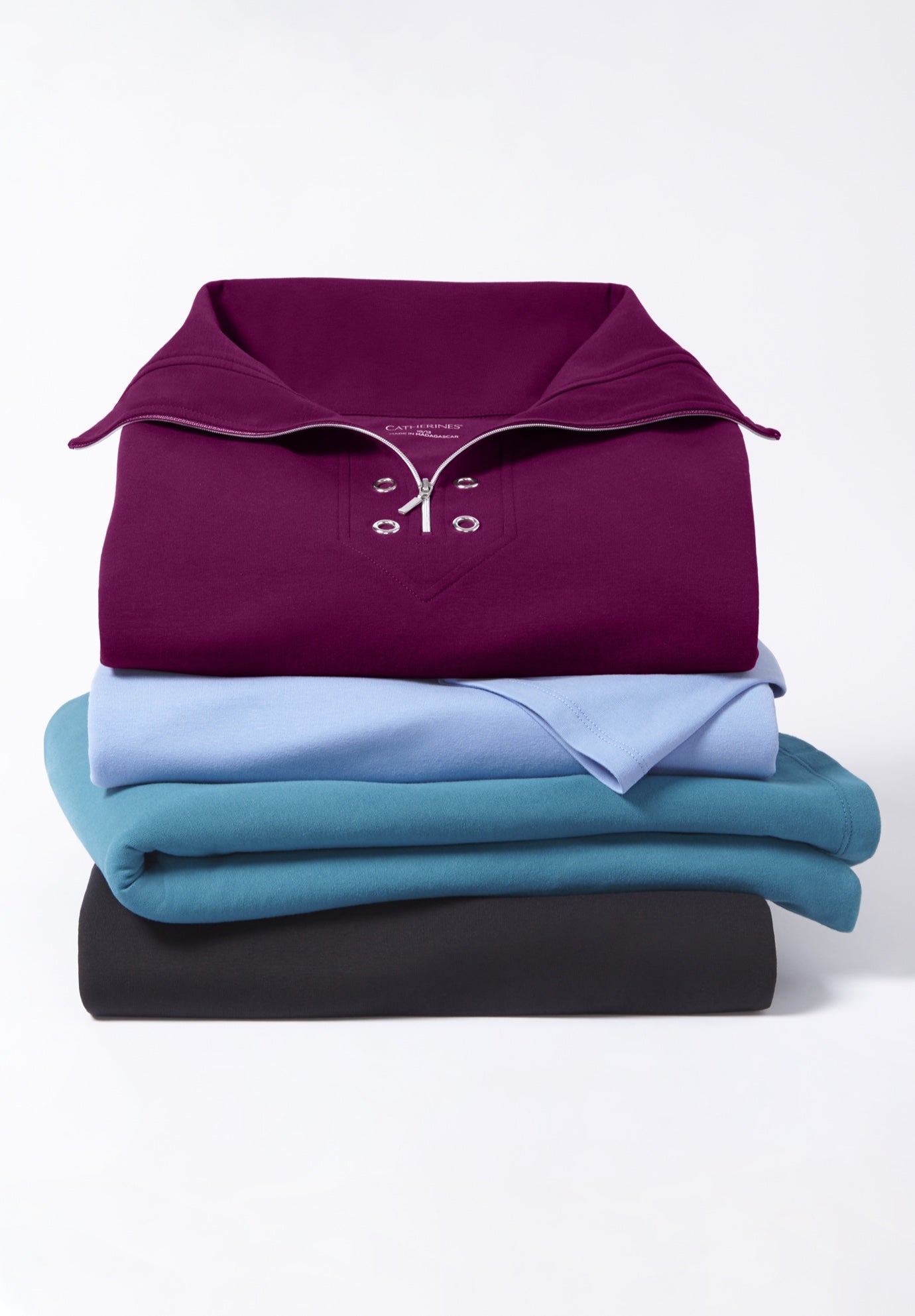 Suprema® Studio Half-Zip Grommet Pullover image number 1