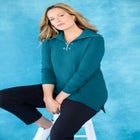 Suprema® Studio Half-Zip Grommet Pullover image number null