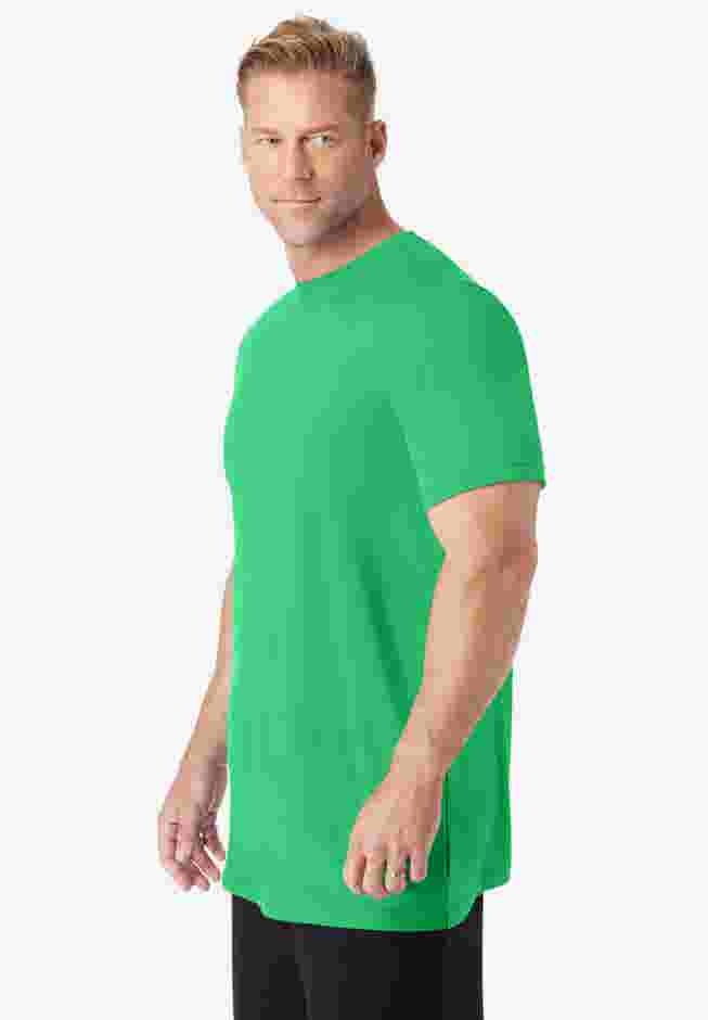 No Sweat Longer-Length Short Sleeve Crewneck Tee image number 2