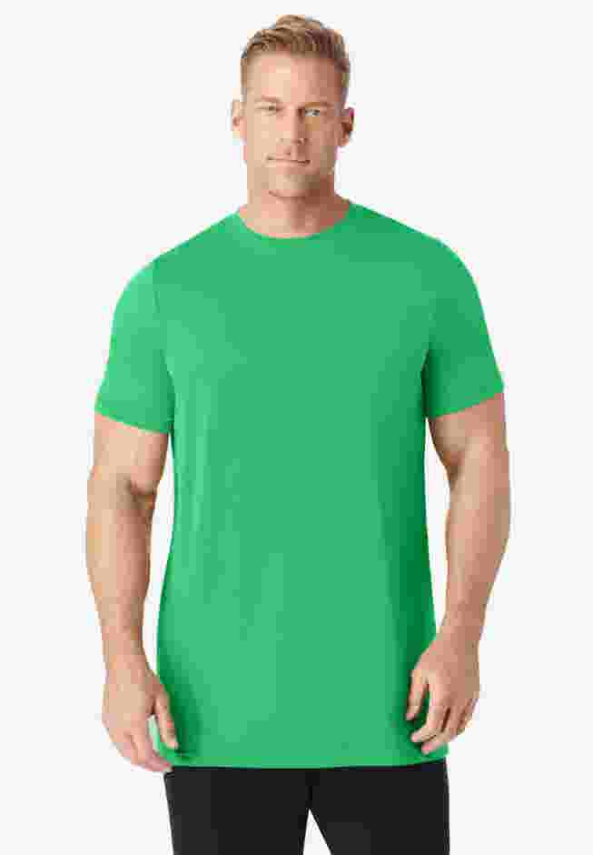 No Sweat Longer-Length Short Sleeve Crewneck Tee image number 0