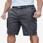 12" Side Elastic Cargo Short with Twill Belt image number 0