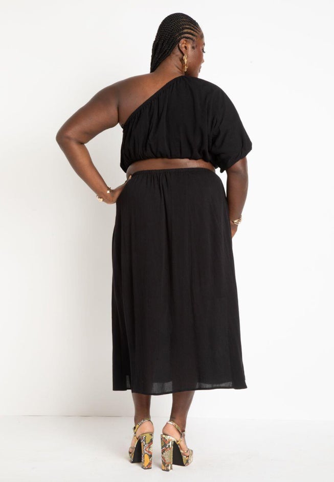 Knotted One Shoulder Dress image number 1