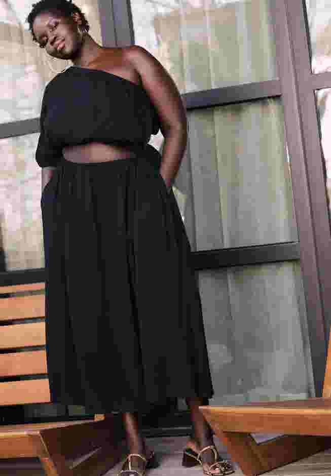 Knotted One Shoulder Dress image number 3
