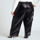 Sequin Cargo Pant image number null