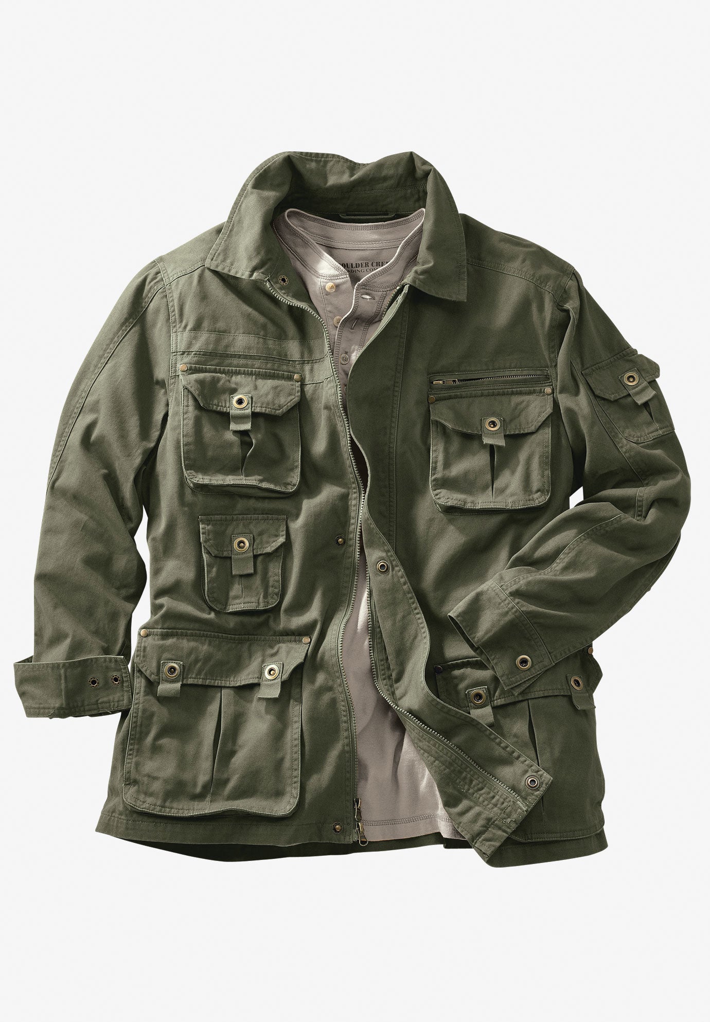 9 Pocket Twill Utility Jacket image number 0