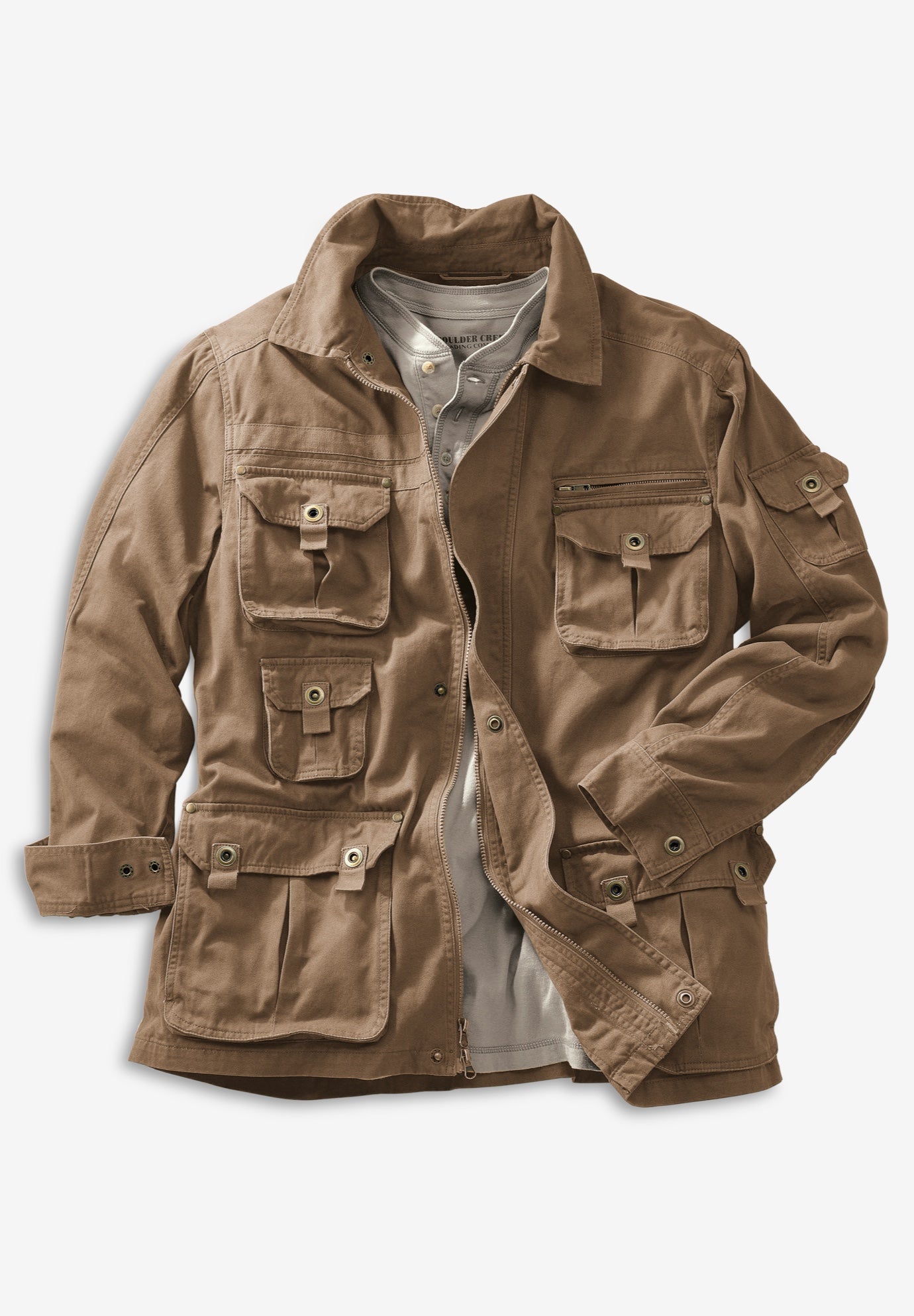 9 Pocket Twill Utility Jacket image number 0