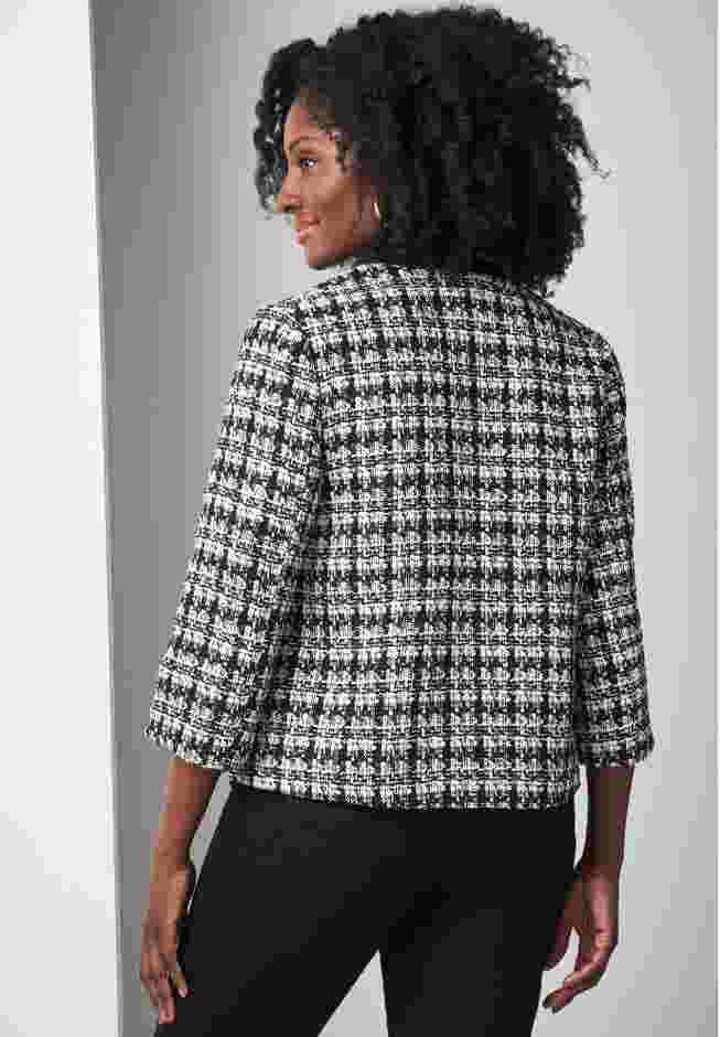 Tweed V-Neck Jacket image number 1