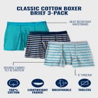 Cotton Boxer Briefs 3-Pack image number null