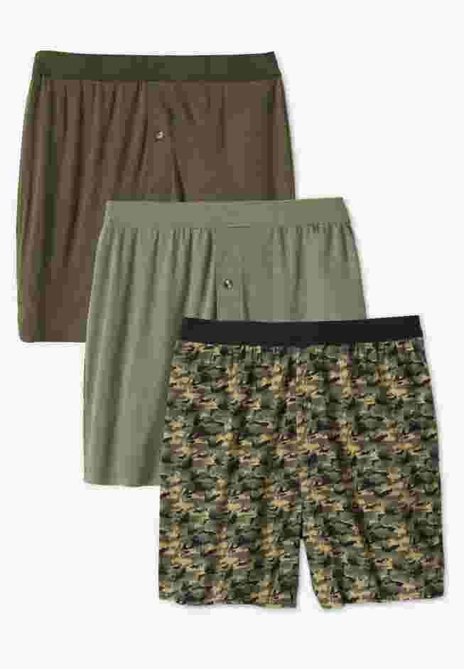 3-Pack Cotton Boxers image number 0