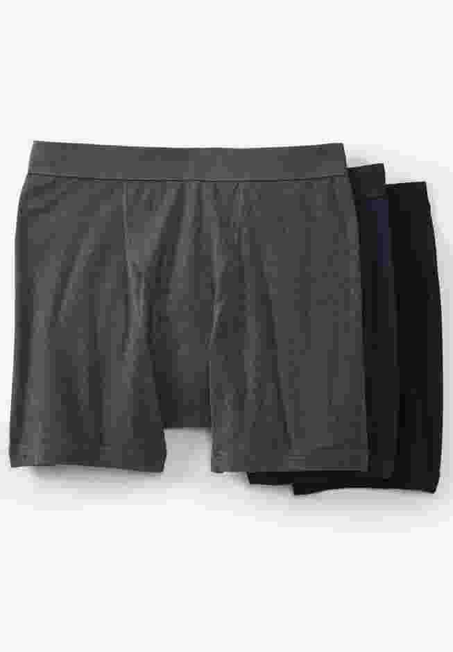 Cotton Mid-Length Briefs 3-Pack image number 0