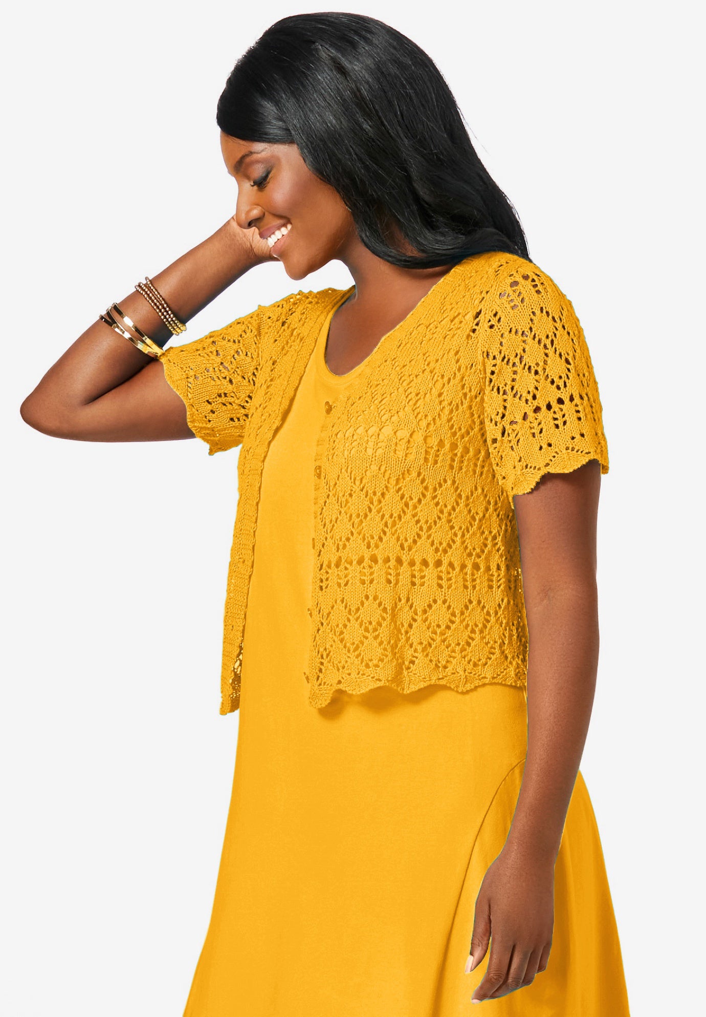 Crochet Shrug image number 3