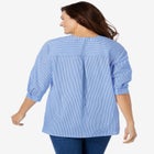 Embroidered Pintuck Tunic image number null