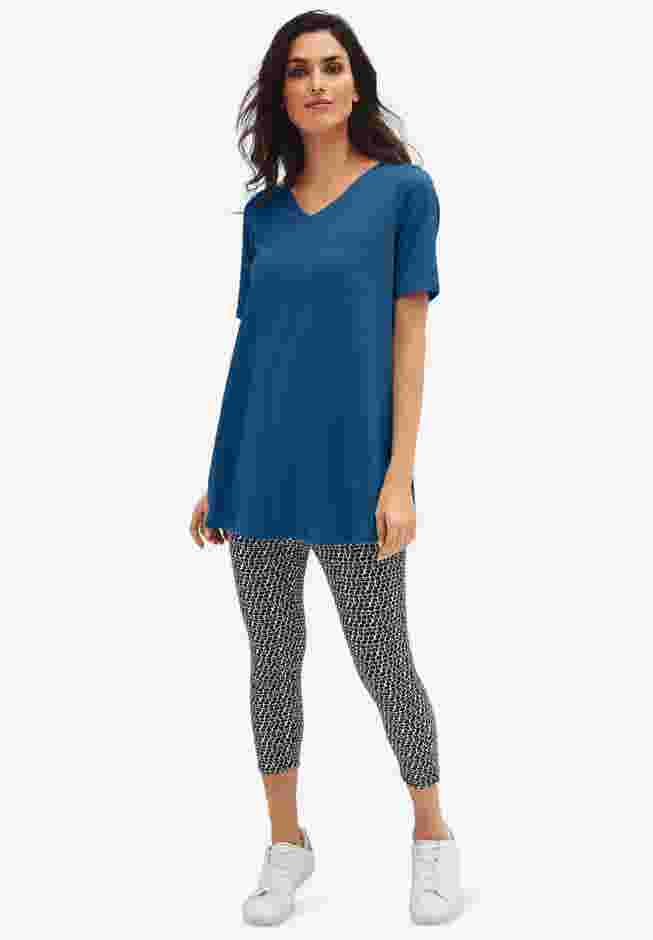 V-neck A-line Tunic image number 0