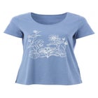 100% Cotton Jersey Slub Scoopneck Short Sleeve Graphic Tee image number 2