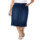 Stretch Denim Five-Pocket Jeans Skirt image number null