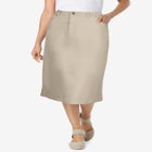 Stretch Denim Five-Pocket Jeans Skirt image number null