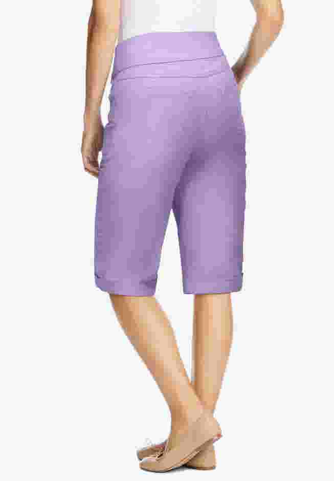 Flex-Fit Pull-On Denim Short image number 1