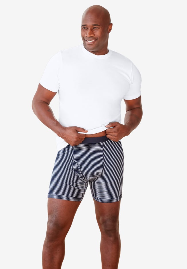 3-Pack Cotton Crewneck Undershirt image number 2