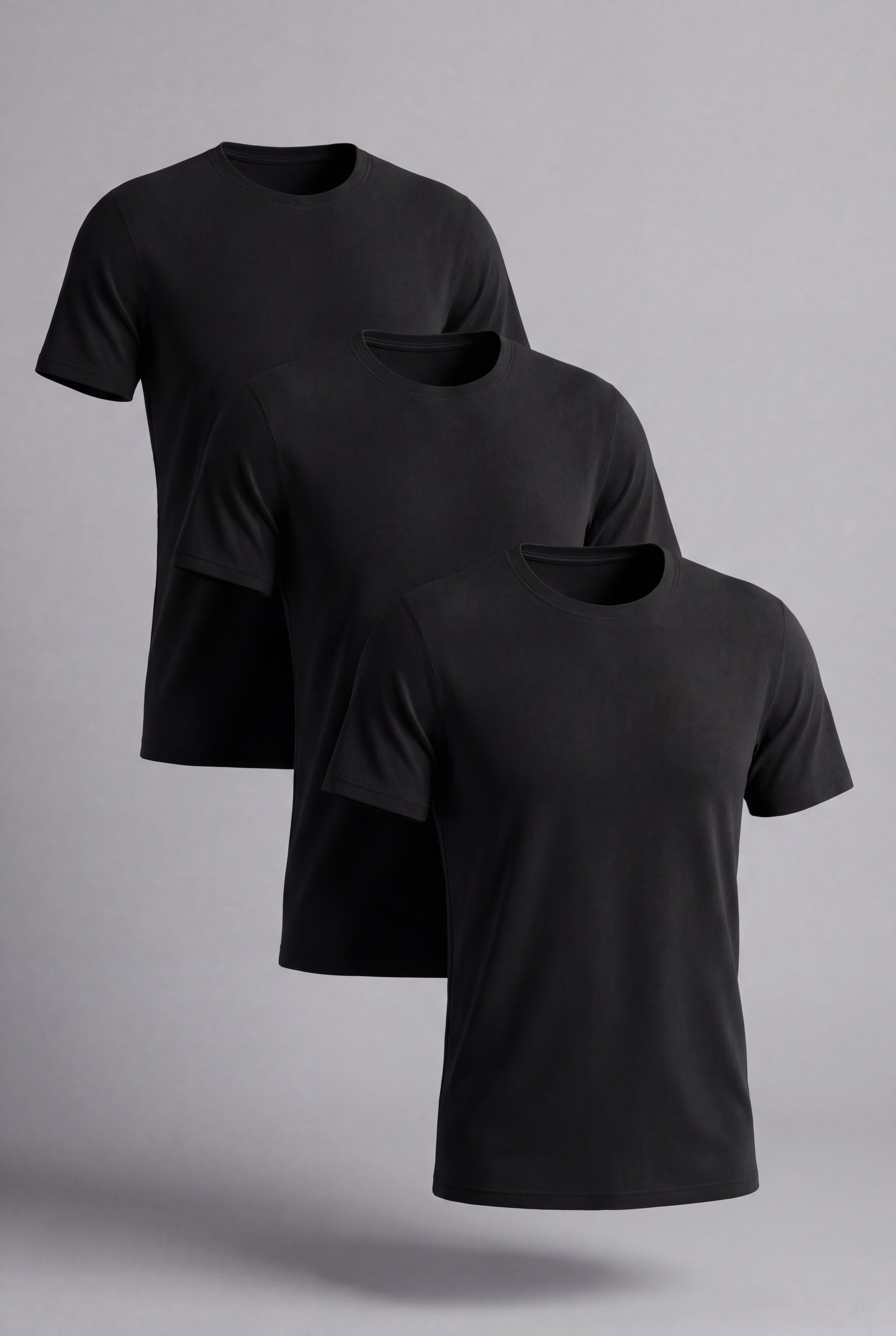 3-Pack Cotton Crewneck Undershirt image number 0